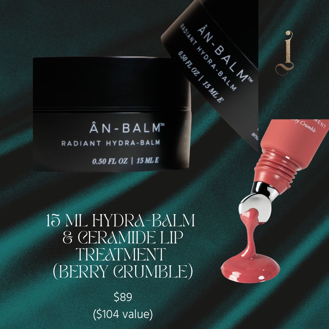 Anfisa Hydra-Balm (15ml) & Ceramide Lip Treatment: Berry Crumble